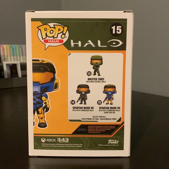 HALO 15 Spartan Mark Vll with VK78 commando rifle - Picture 3 of 4